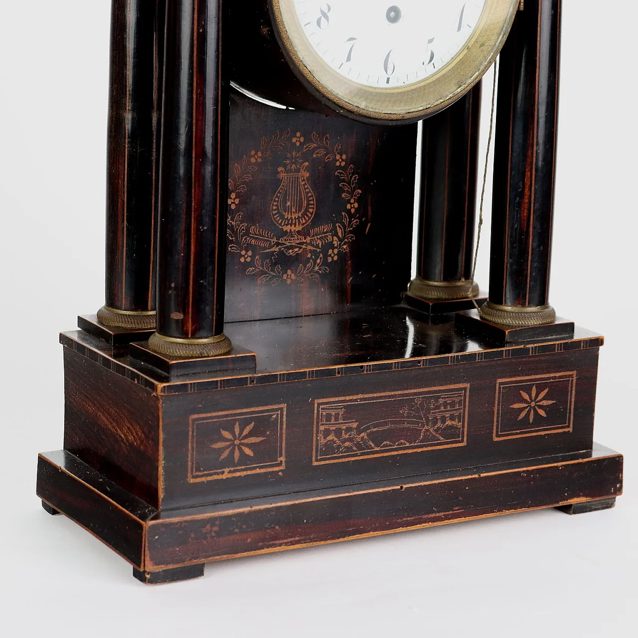 Temple clock by A. Rechel, 19th century 8