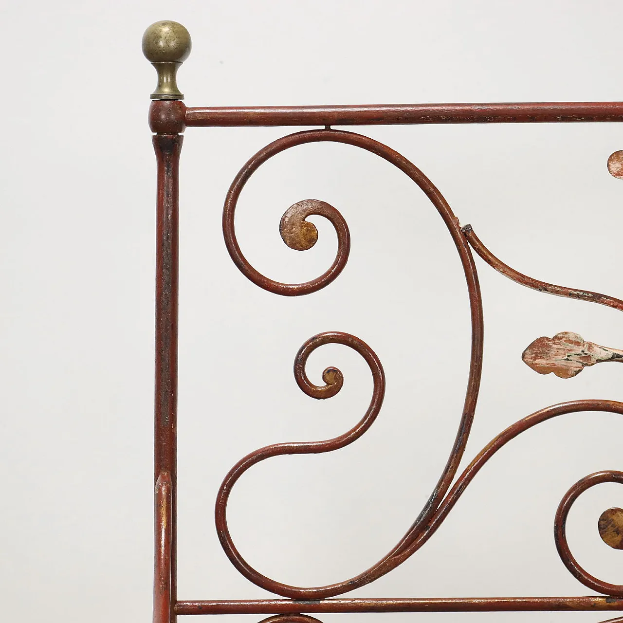 Louis Philippe bed in wrought iron, mid-19th century 4