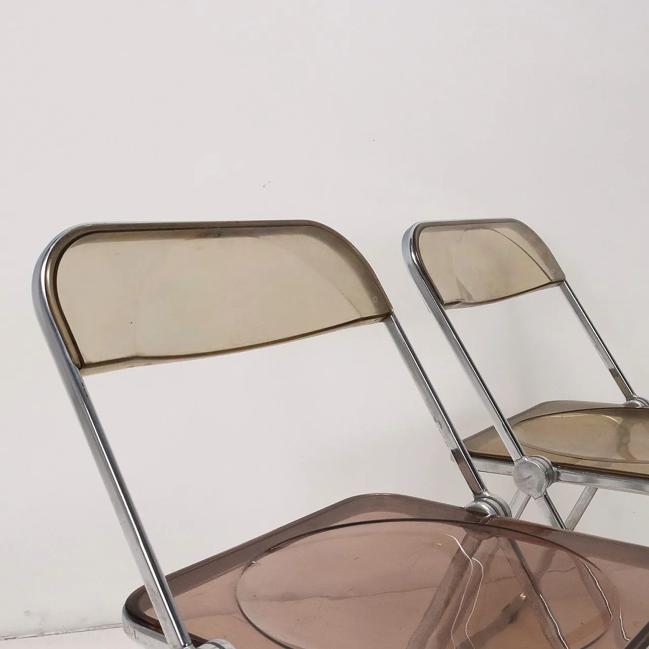 Plia chairs by Giancarlo Piretti by Anonima Castelli, 1970s 3