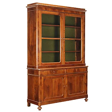 Umbertina walnut bookcase, 19th century