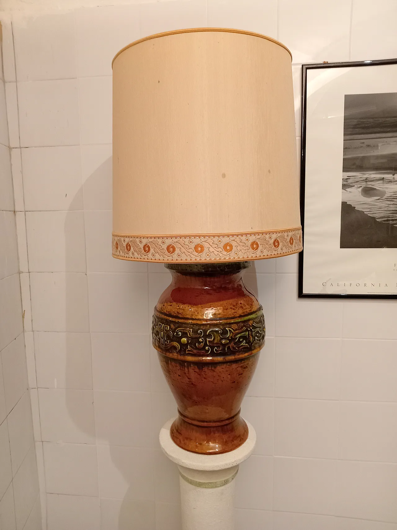 Ceramic lamp for Zaccagnini, 1960s 6