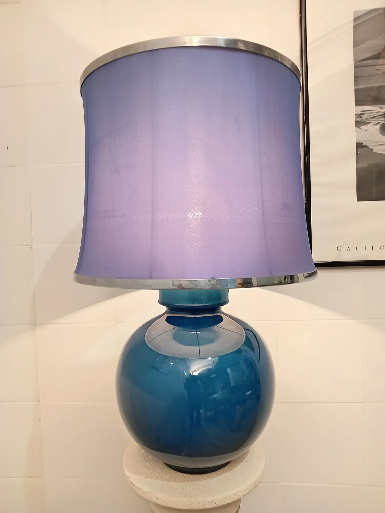 Lampada in ceramica di Matteo D'Agostino per Ernestine, anni '60 10