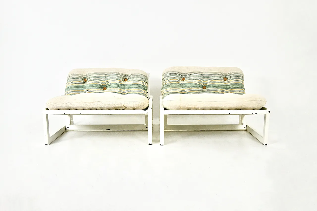 "Carlotta" Lounge Chairs by Tobia & Afra Scarpa for Cassina, 1960s, se 3