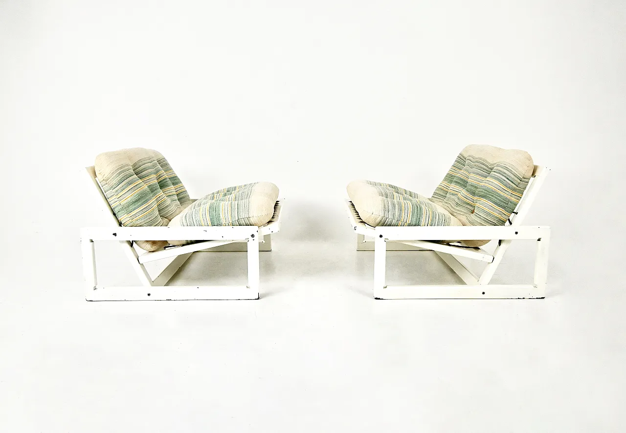 "Carlotta" Lounge Chairs by Tobia & Afra Scarpa for Cassina, 1960s, se 4