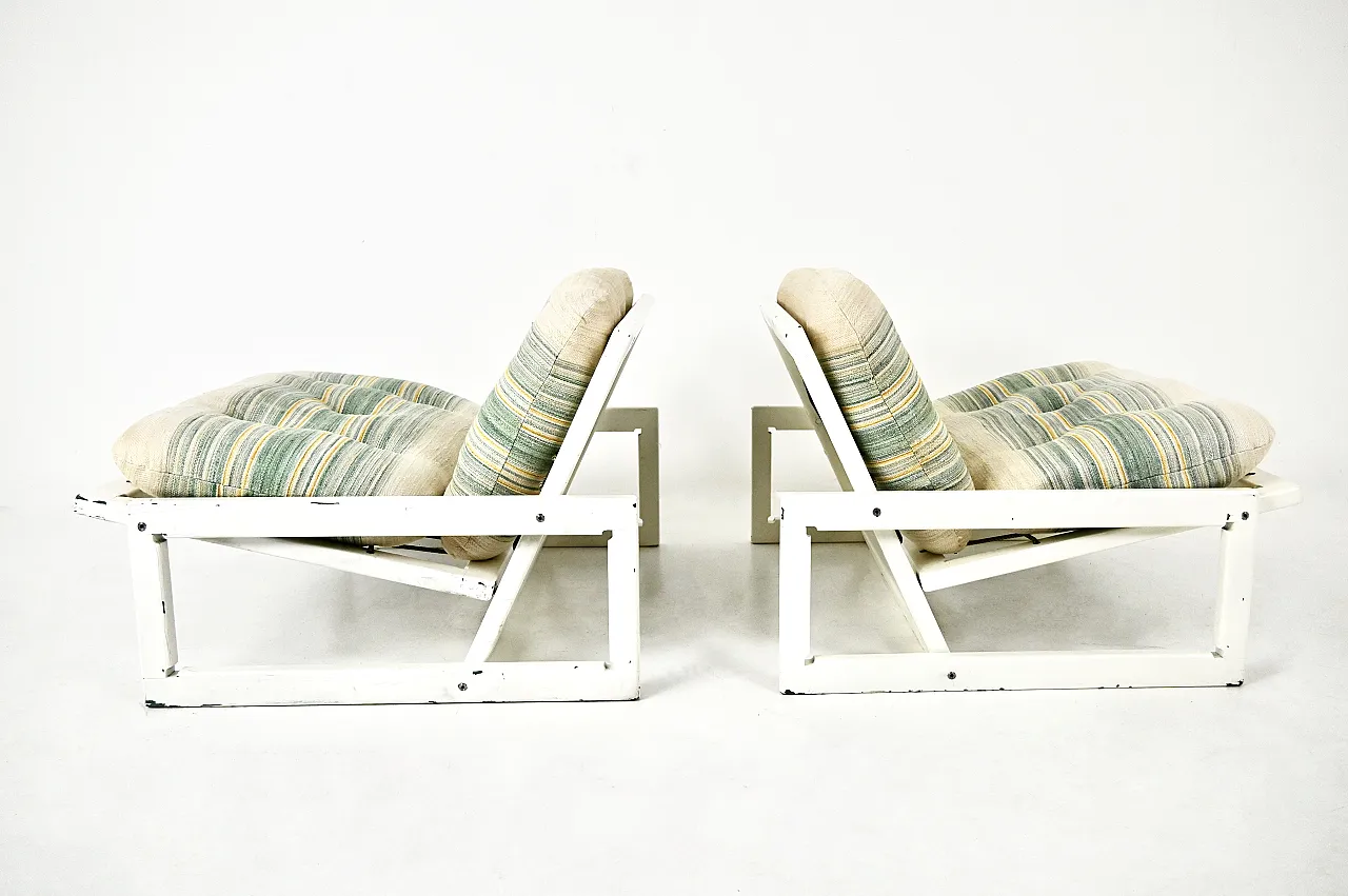 "Carlotta" Lounge Chairs by Tobia & Afra Scarpa for Cassina, 1960s, se 6