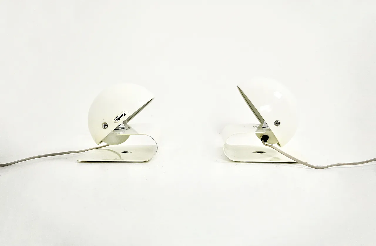 Pair of Bugia table Lamps by Giuseppe Cormio for IGuzzini, 70s 3