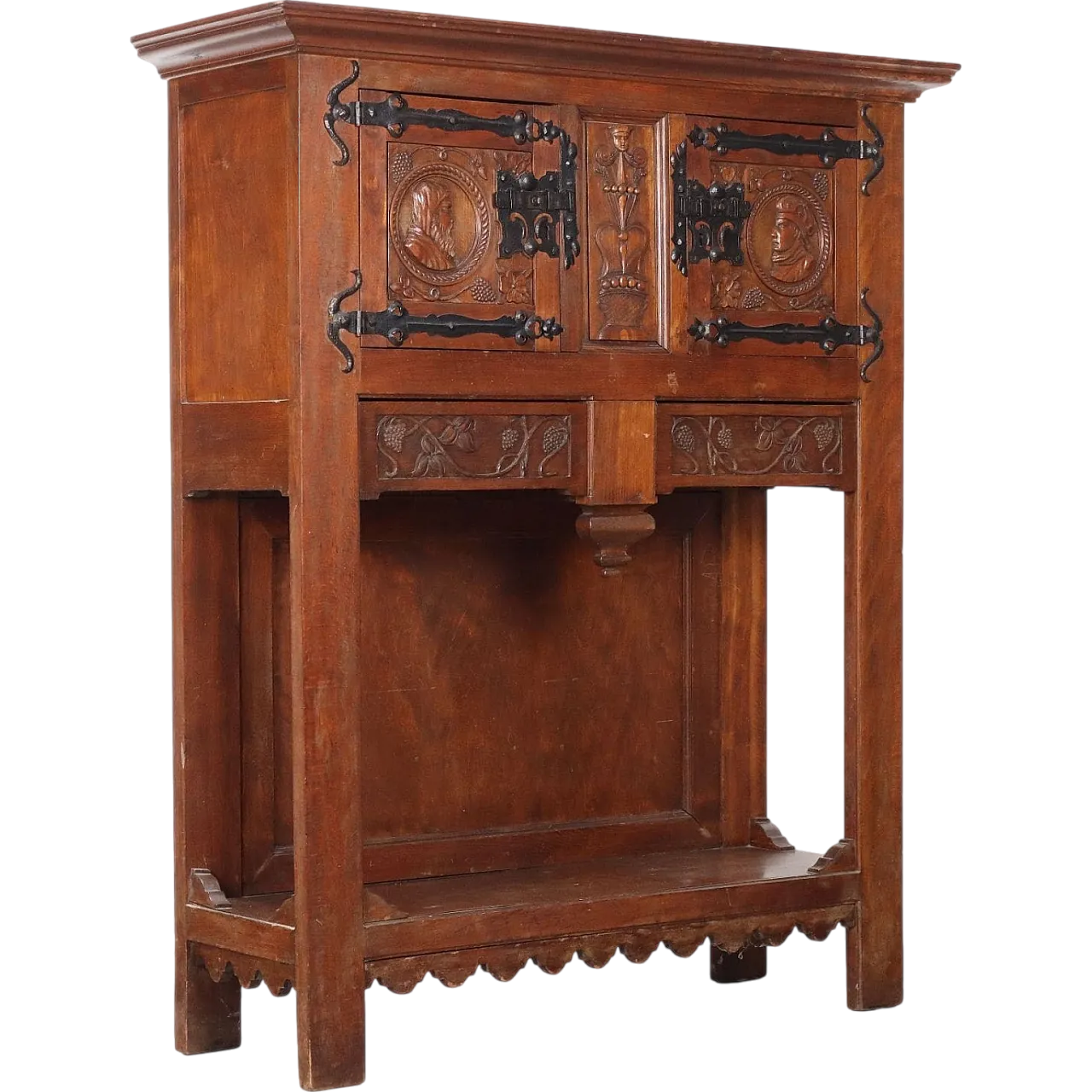 Neo-Renaissance beech sideboard, late 20th century 11