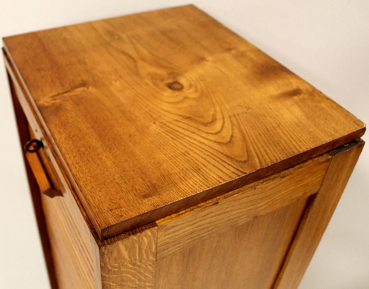 Filing archive filing cabinet with oak shutter, early '900 8