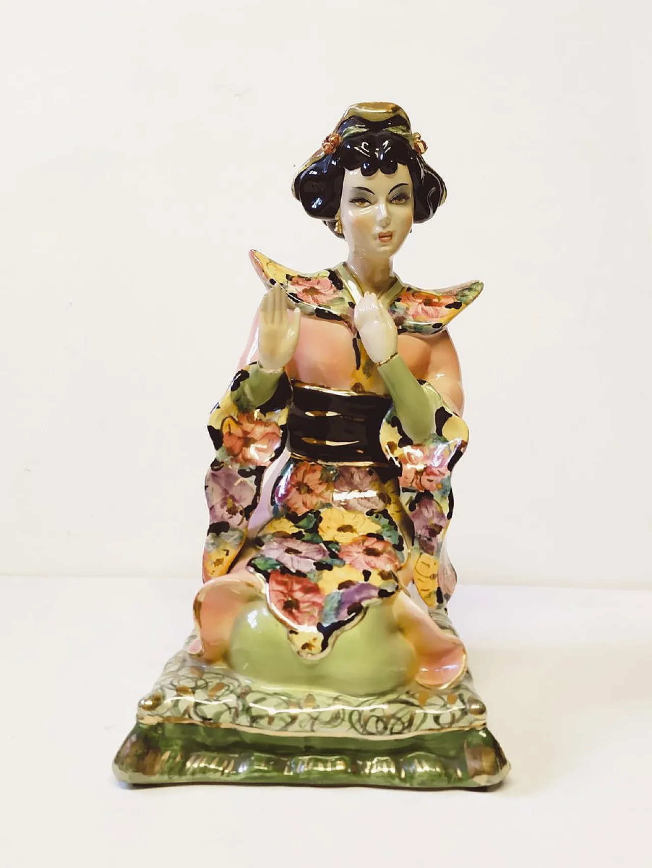 Scultura Geisha in porcellana di Girardi, anni '50 2