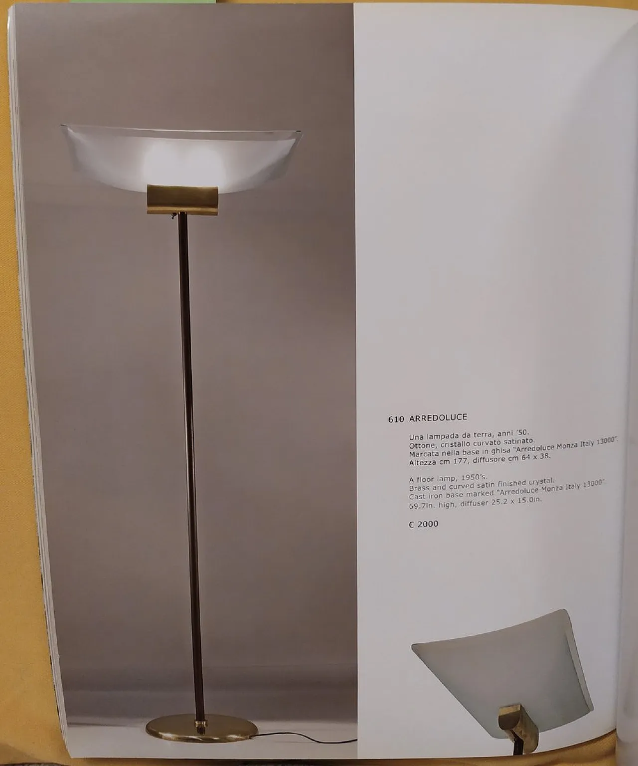 Lampada da terra di Arredoluce, anni '50 8