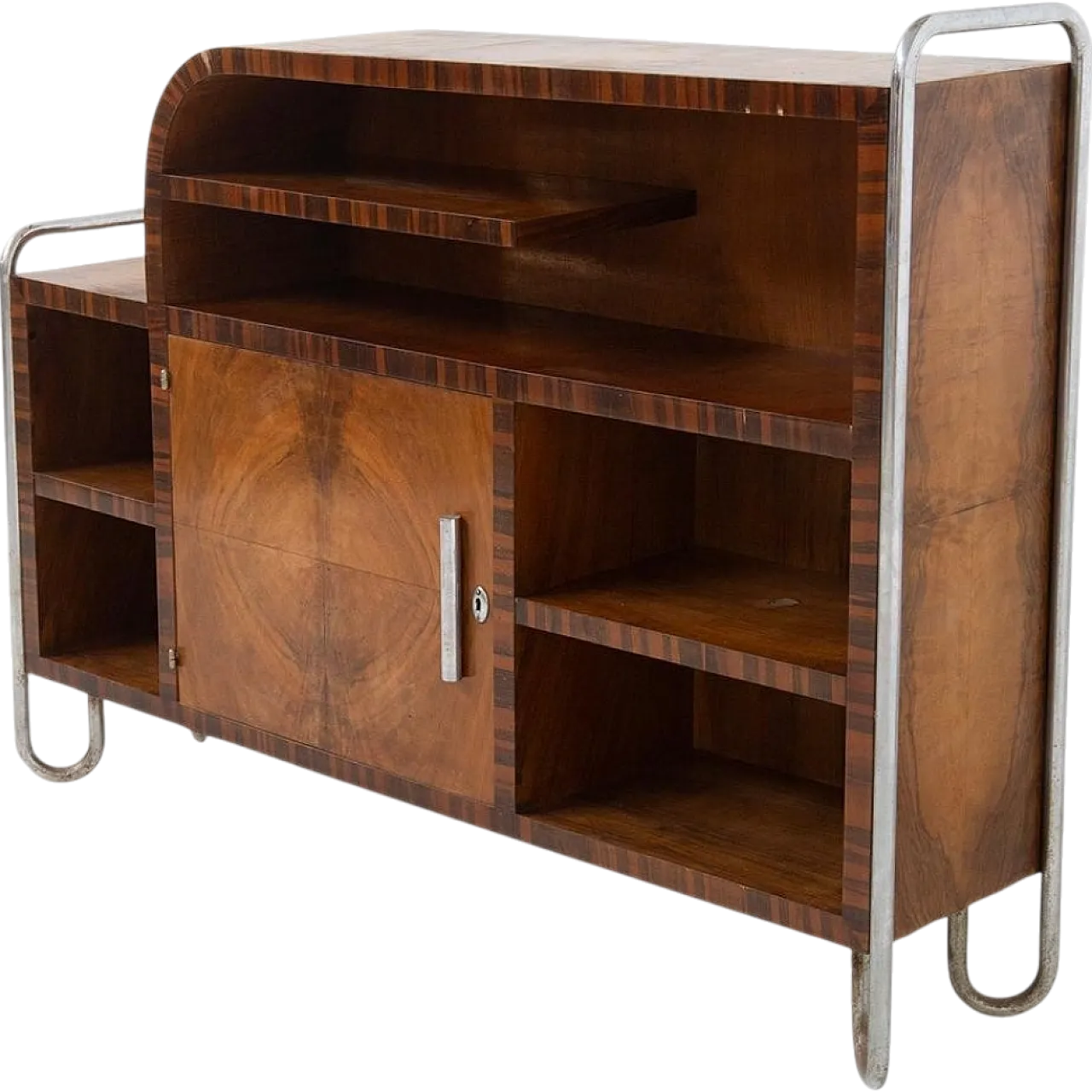 Wooden sideboard in Hynek Gottwald style, 1930s 10