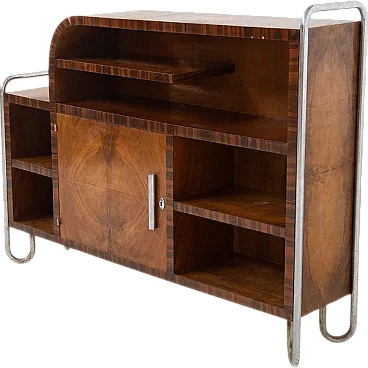 Wooden sideboard in Hynek Gottwald style, 1930s