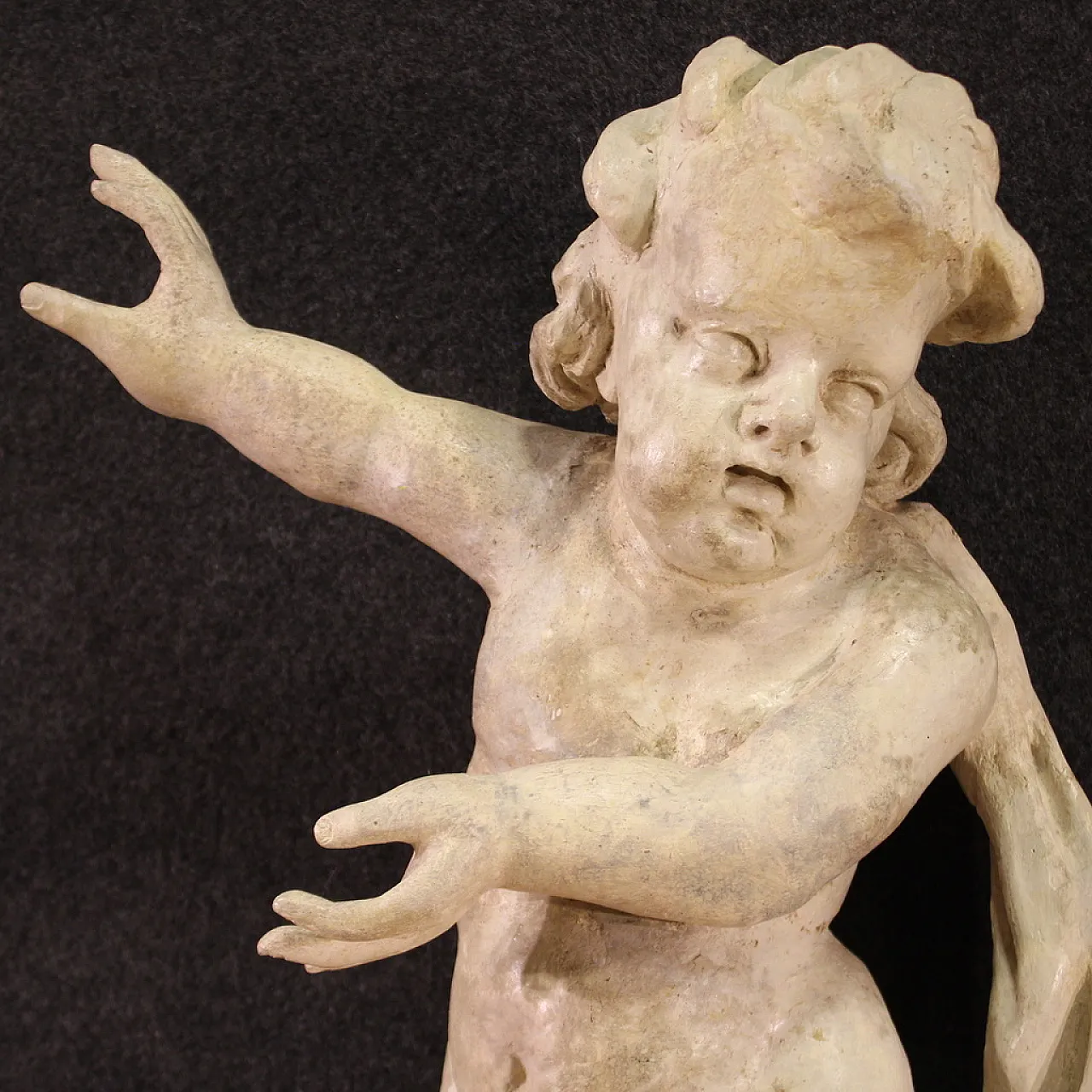 Italian wooden cherub sculpture, 18th century 3