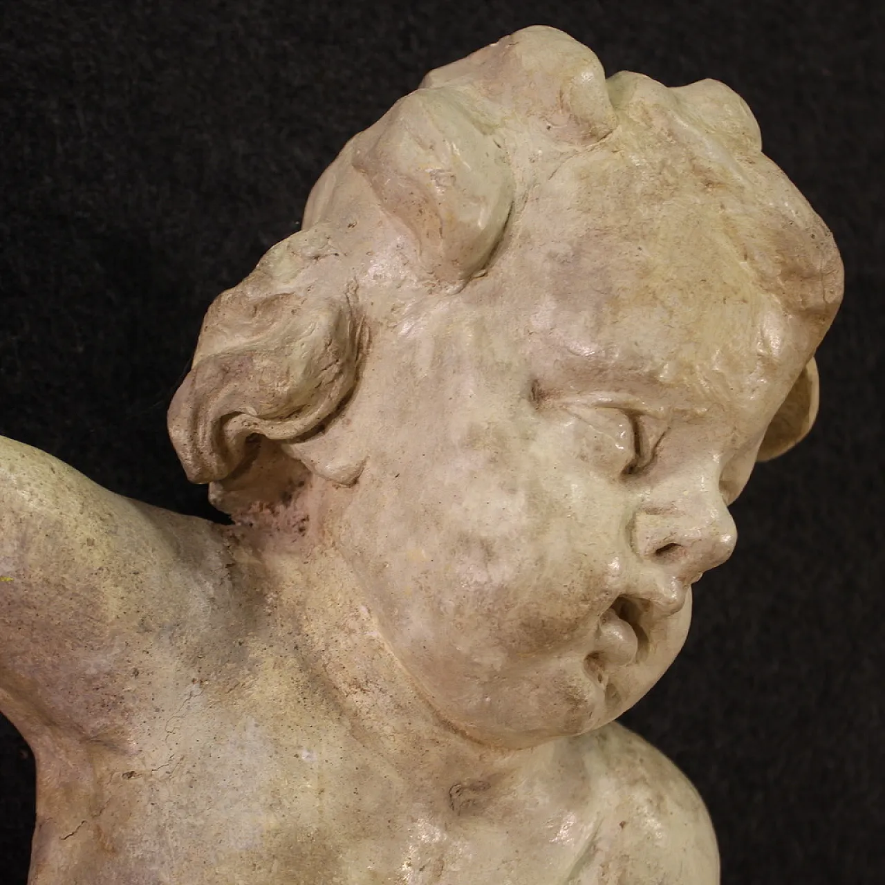 Italian wooden cherub sculpture, 18th century 6