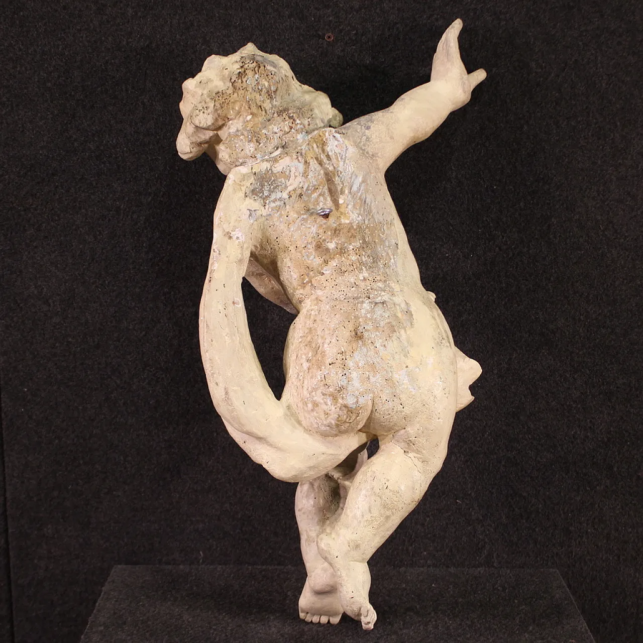 Italian wooden cherub sculpture, 18th century 7