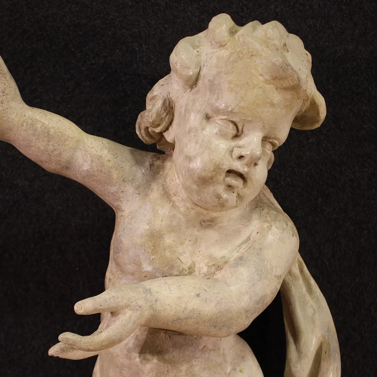 Italian wooden cherub sculpture, 18th century 10