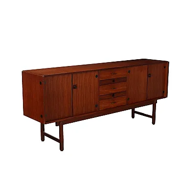 Credenza in mogano impiallacciato, anni '60