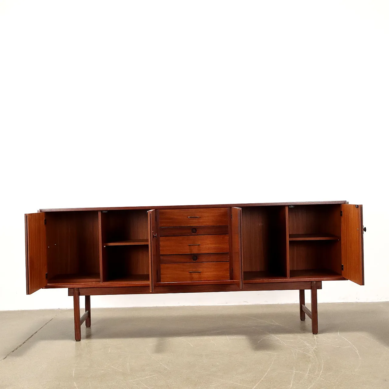 Credenza in mogano impiallacciato, anni '60 3