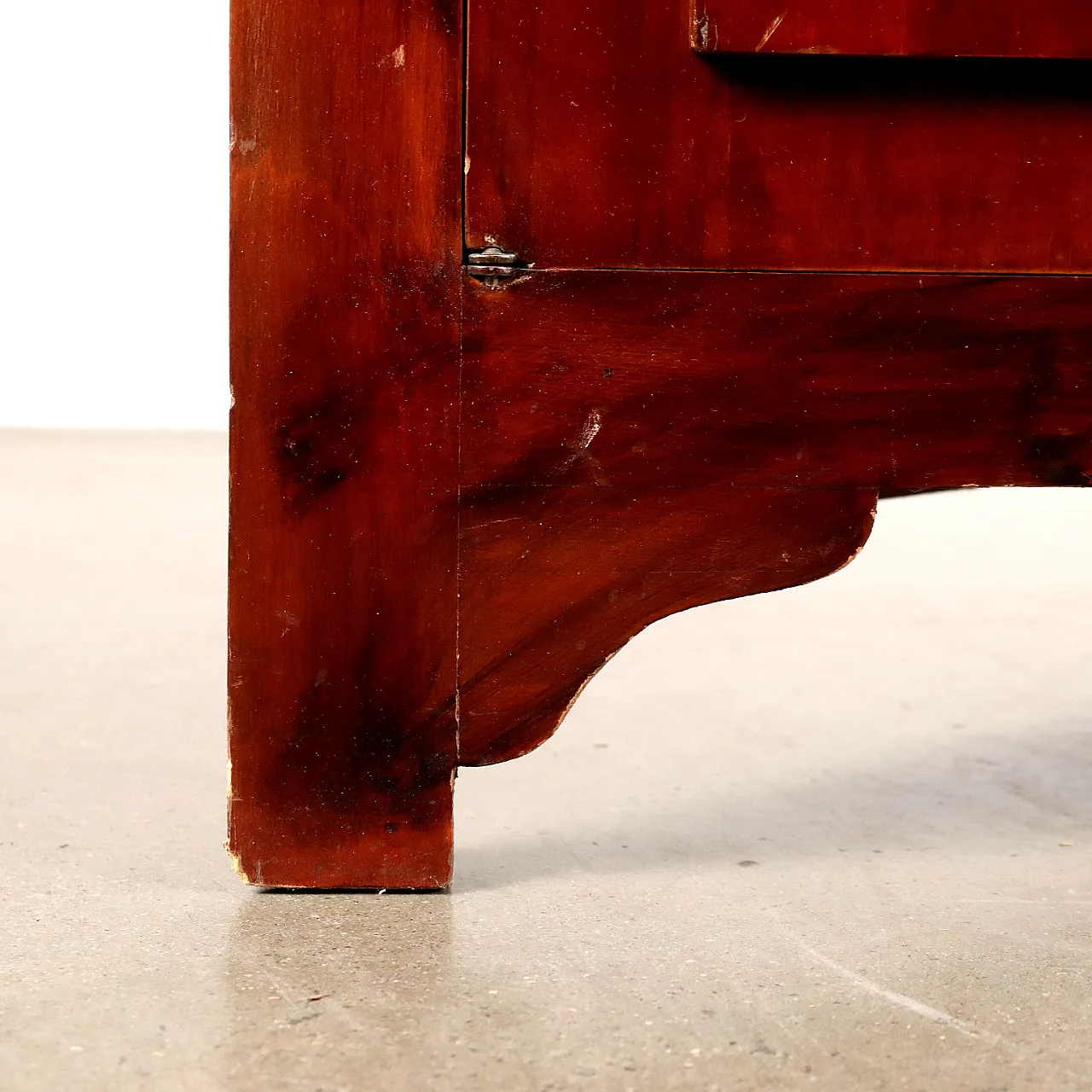 Corner cupboard in mahogany, early 20th century 10