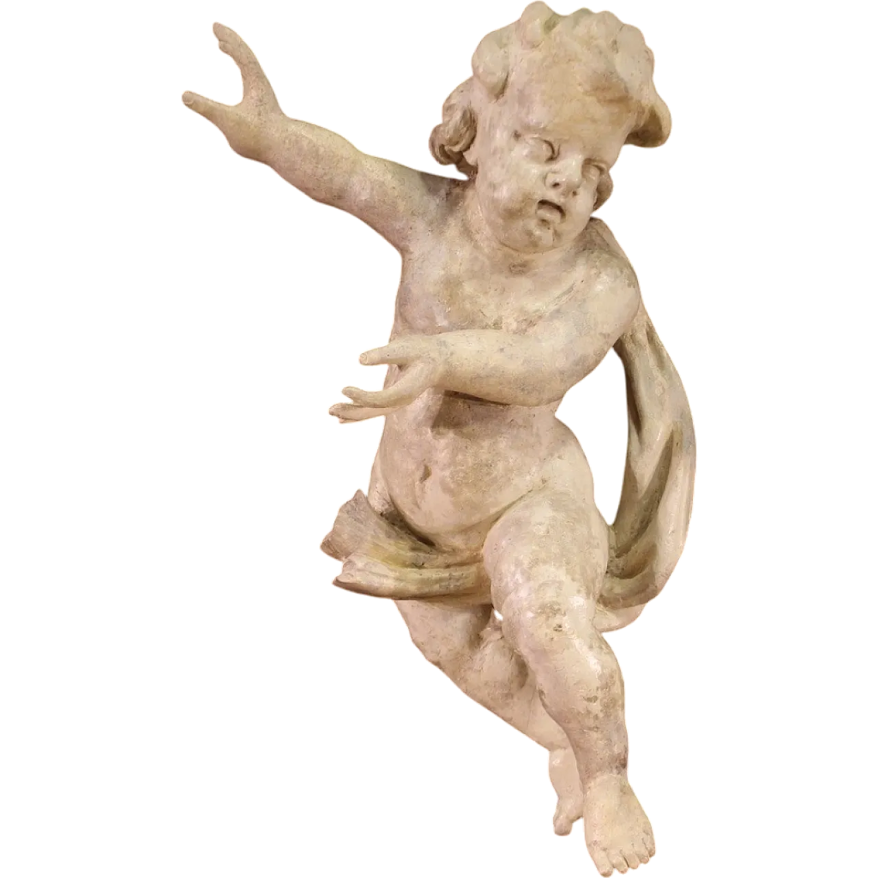 Italian wooden cherub sculpture, 18th century 13