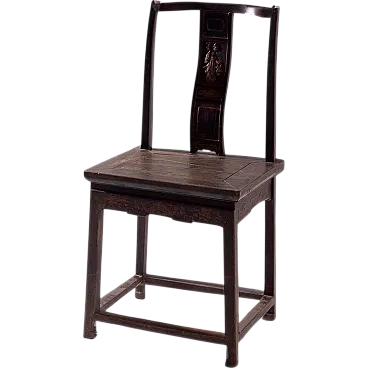 Chinese wooden chair in Ming dynasty style, 20th century