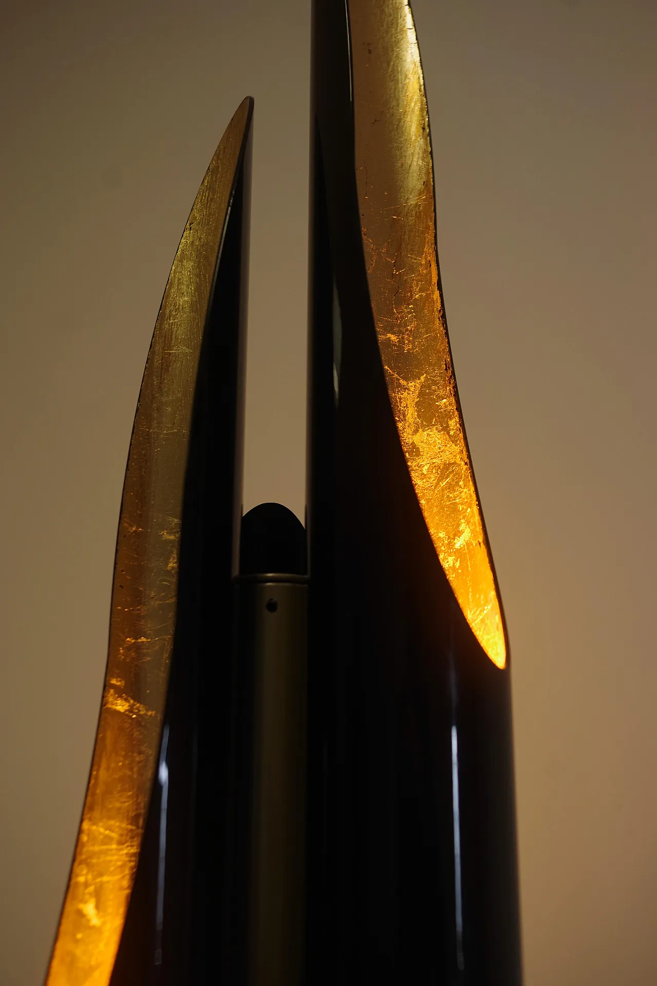 Coltrane floor lamp in brass & matte black, 2000 10