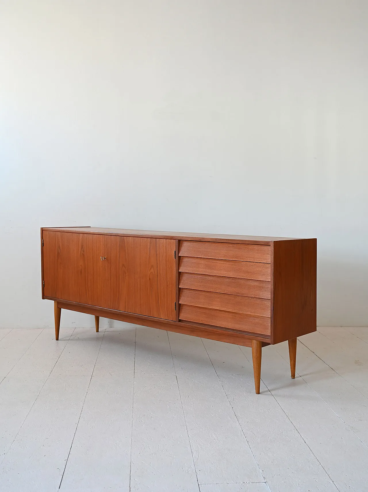 Sideboard in teak, anni '60 5