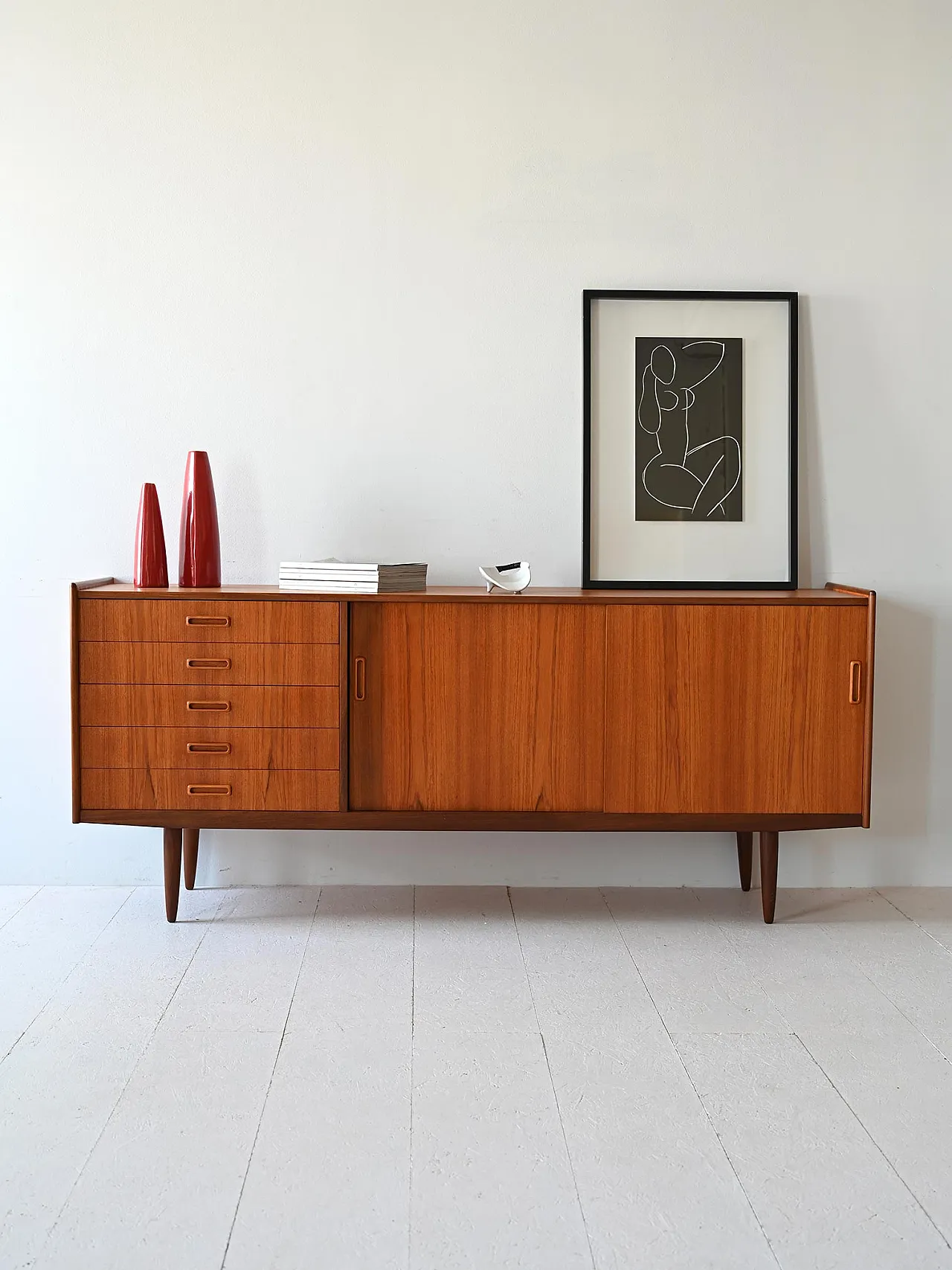 Scandinavian teak sideboard 1