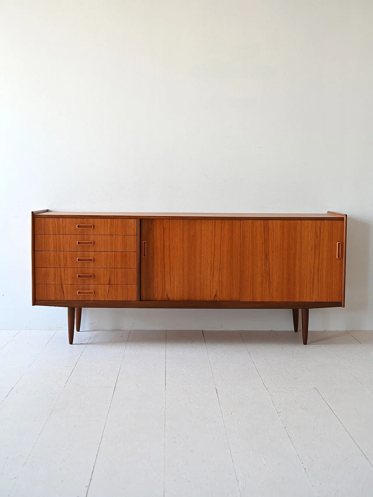 Sideboard scandinavo in teak 2