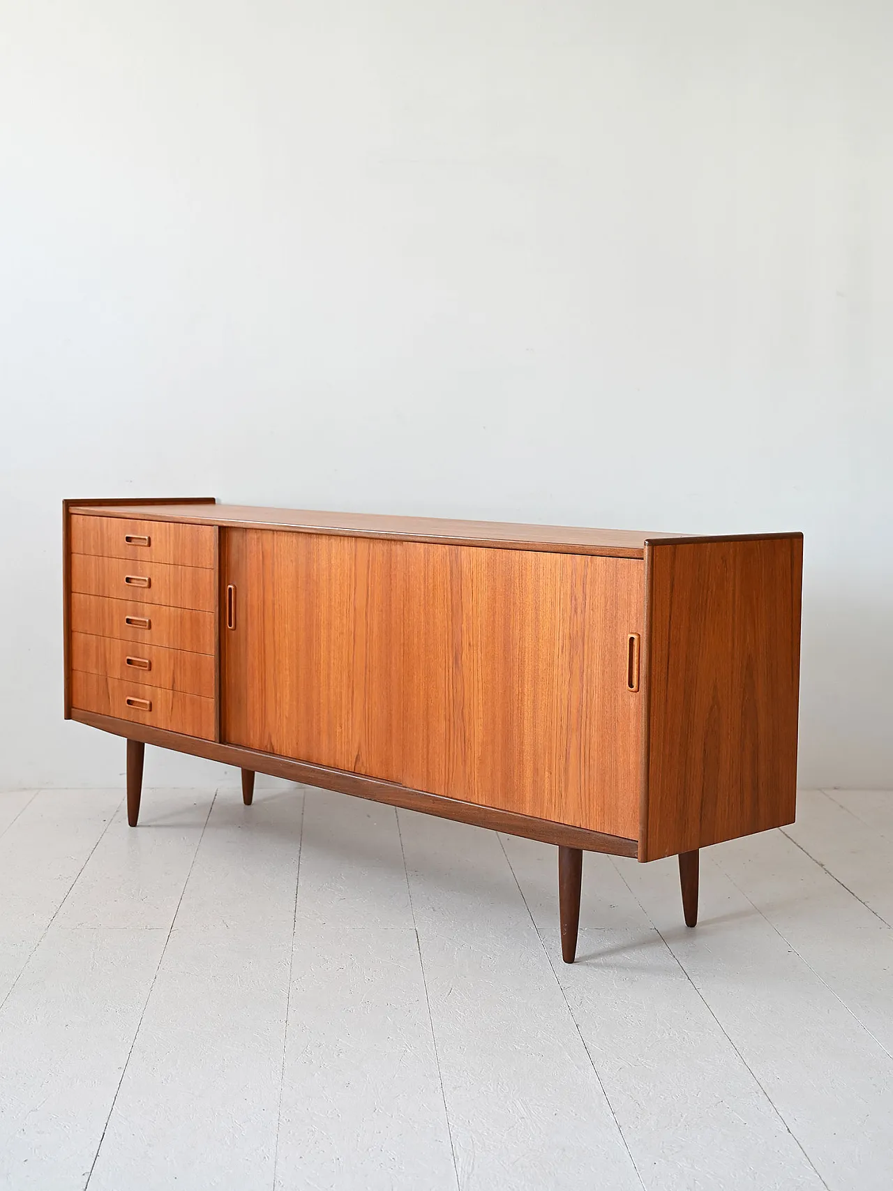 Sideboard scandinavo in teak 6