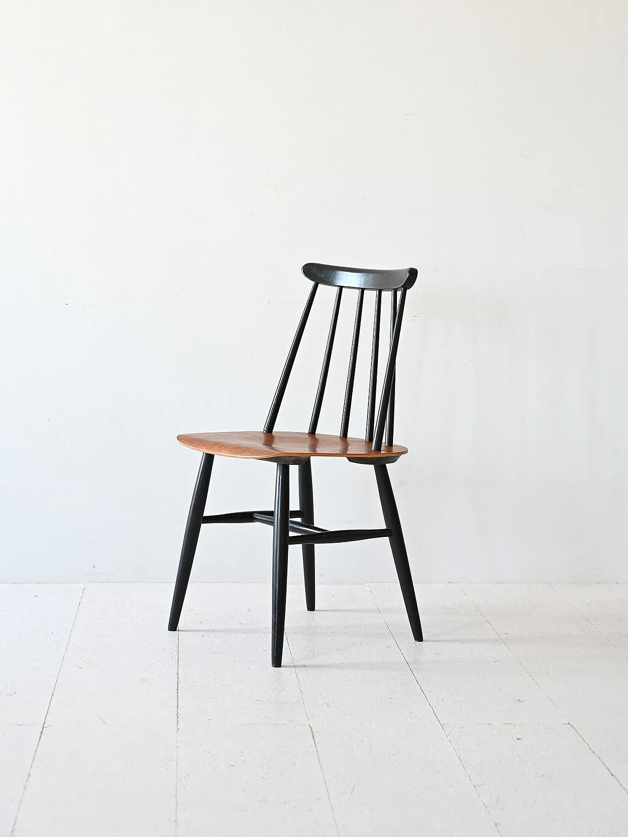 4 Fanett chairs by Ilmari Tapiovaara for Edsbyverken, 60s 4