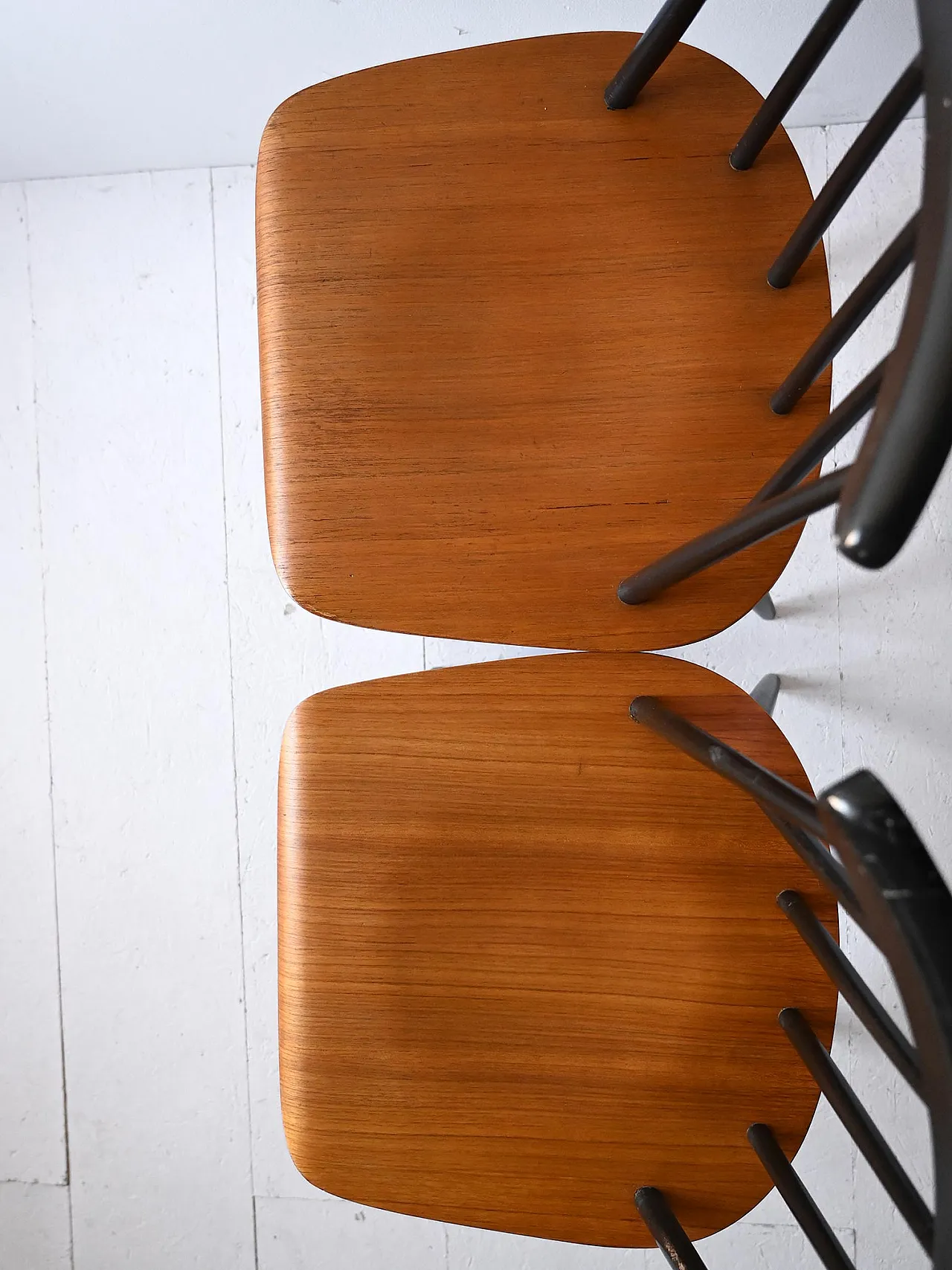 4 Fanett chairs by Ilmari Tapiovaara for Edsbyverken, 60s 14