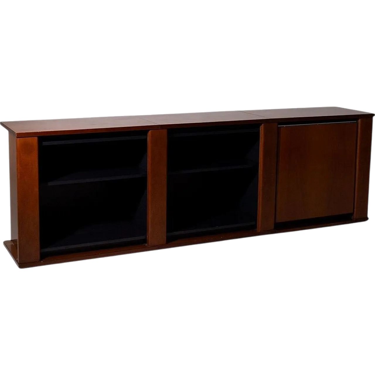 Credenza in legno con giradischi incorporato, anni '70 15