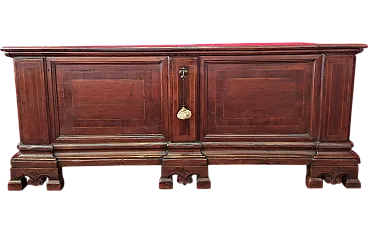 Veneto walnut chest, 17th century