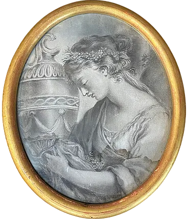 Pencil portrait, 1780