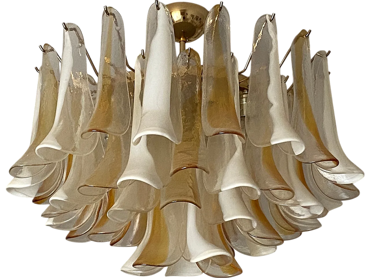 Chandelier with Murano glass petals produced by La Murrina, 80s 5