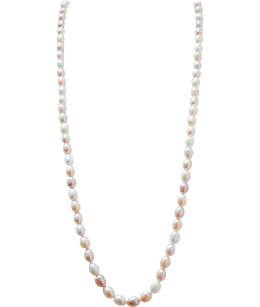 Multicoloured pearl necklace, 1950s