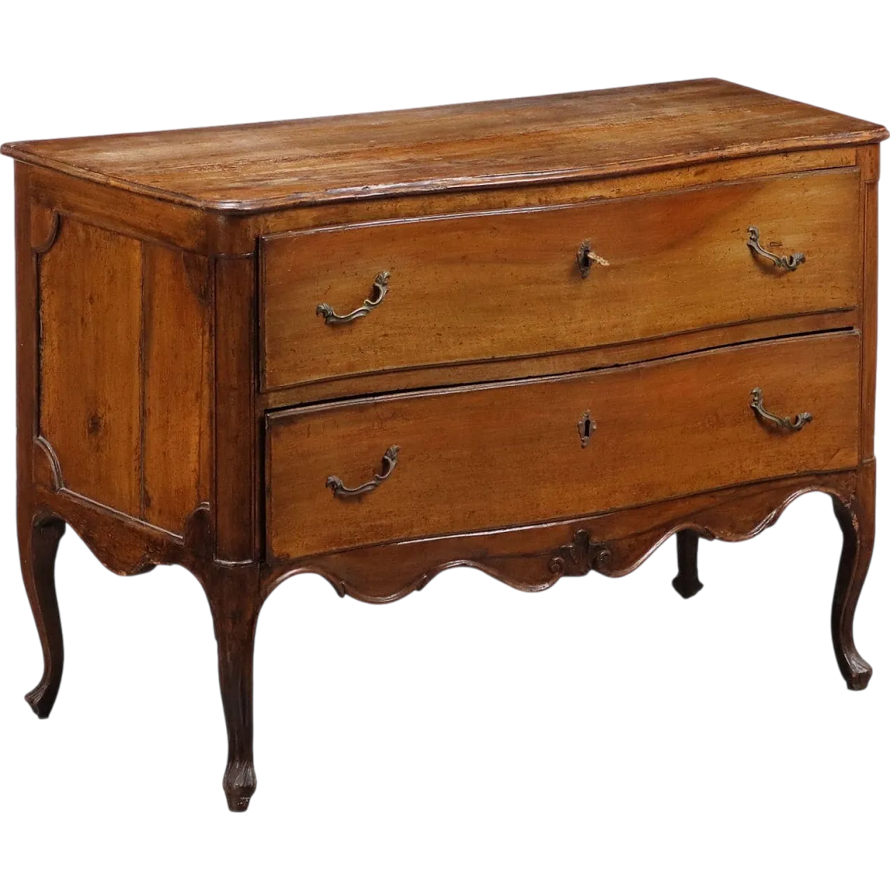 Walnut chest of drawers, 18th century 11