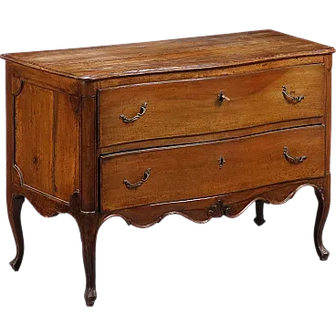 Walnut chest of drawers, 18th century