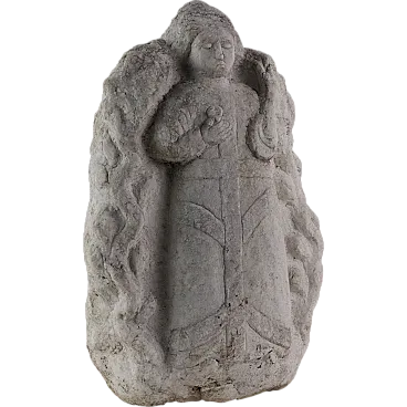 Religious stone sculpture, early 20th century