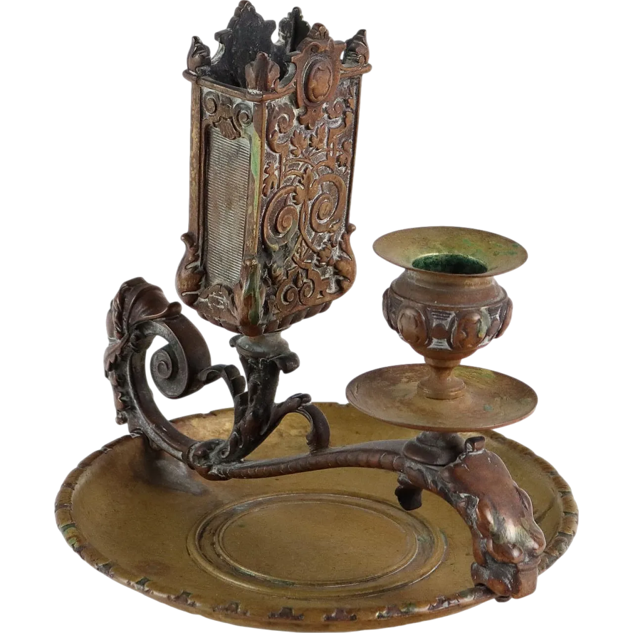 Bronze candlestick, 19th century 10