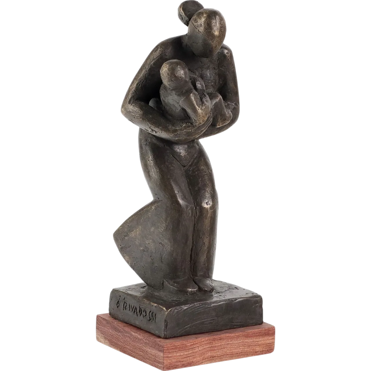 Mater Amabilis by Giuseppe Rivadossi, bronze sculpture, 2000s 11