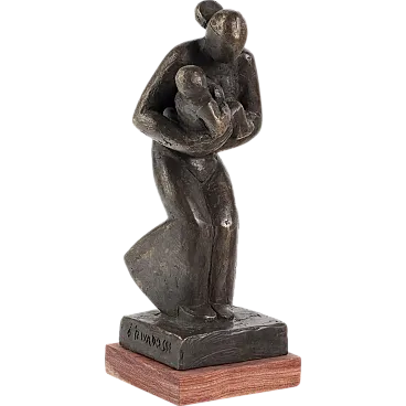 Mater Amabilis by Giuseppe Rivadossi, bronze sculpture, 2000s