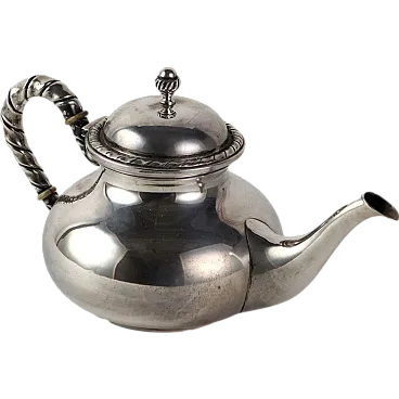 Silver teapot by A. Cesa Alessandria, 20th century