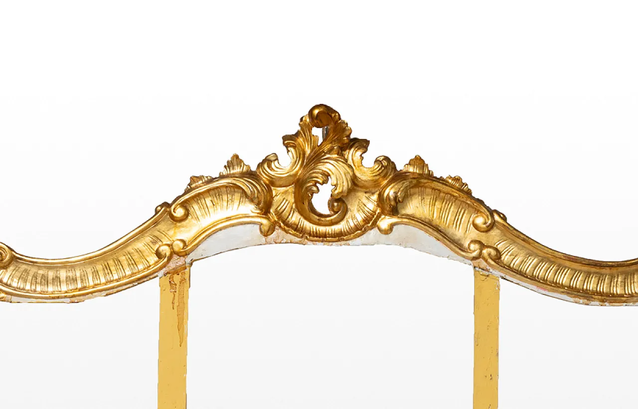 Louis Philippe Neapolitan living set in gilded carved wood, 19th c. 6