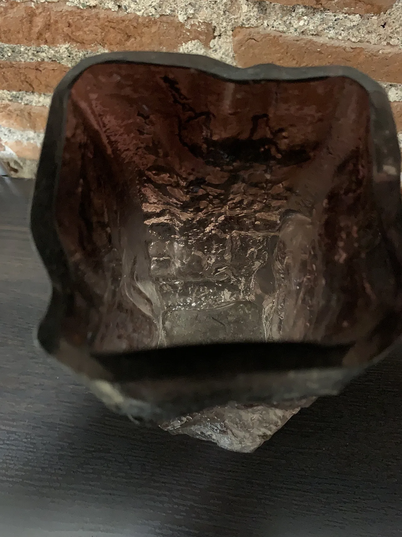 Brutality glass vase by Kaj Blomqvist, 70s 6