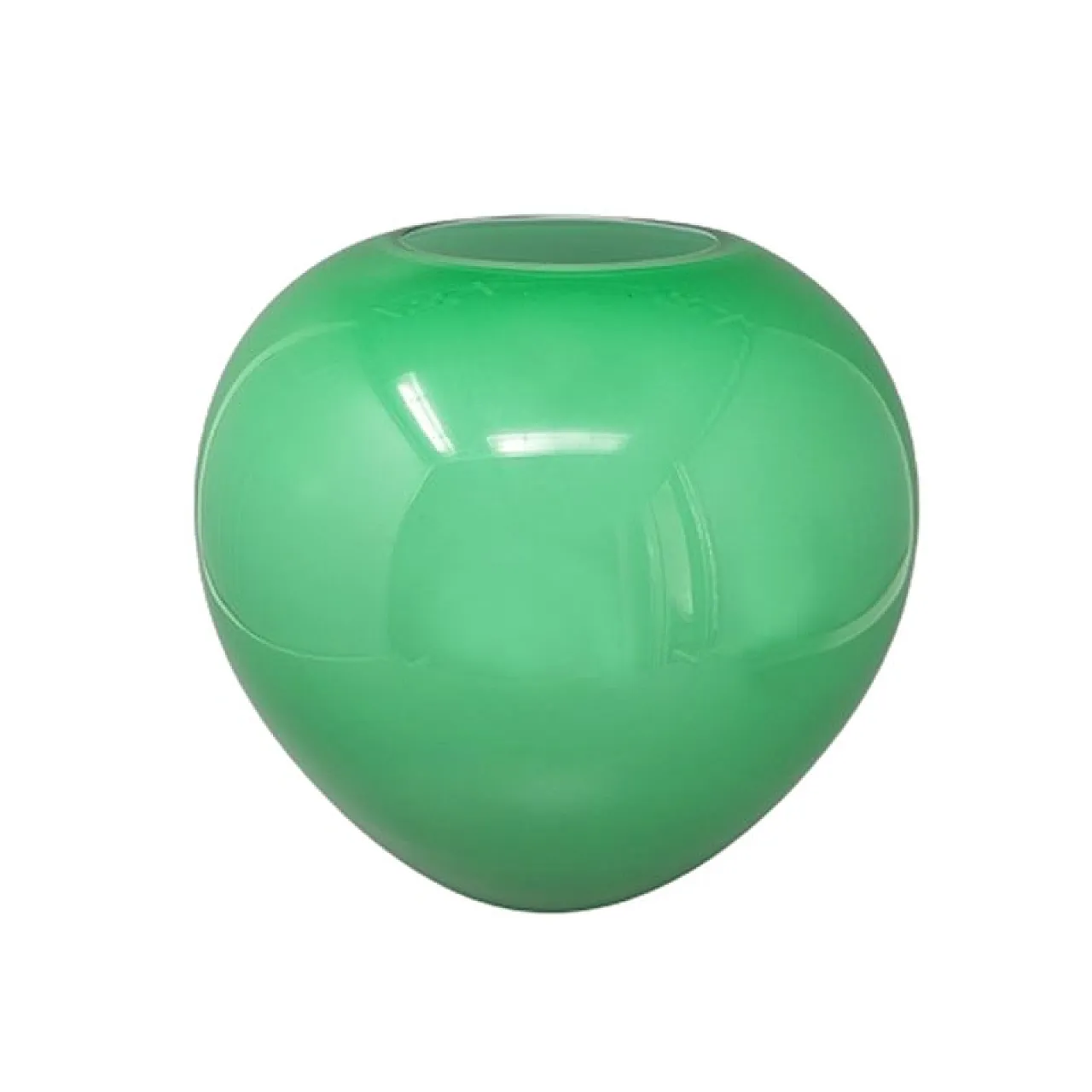 Green vase by Ind. Vetraria Valdarnese, 60s 1