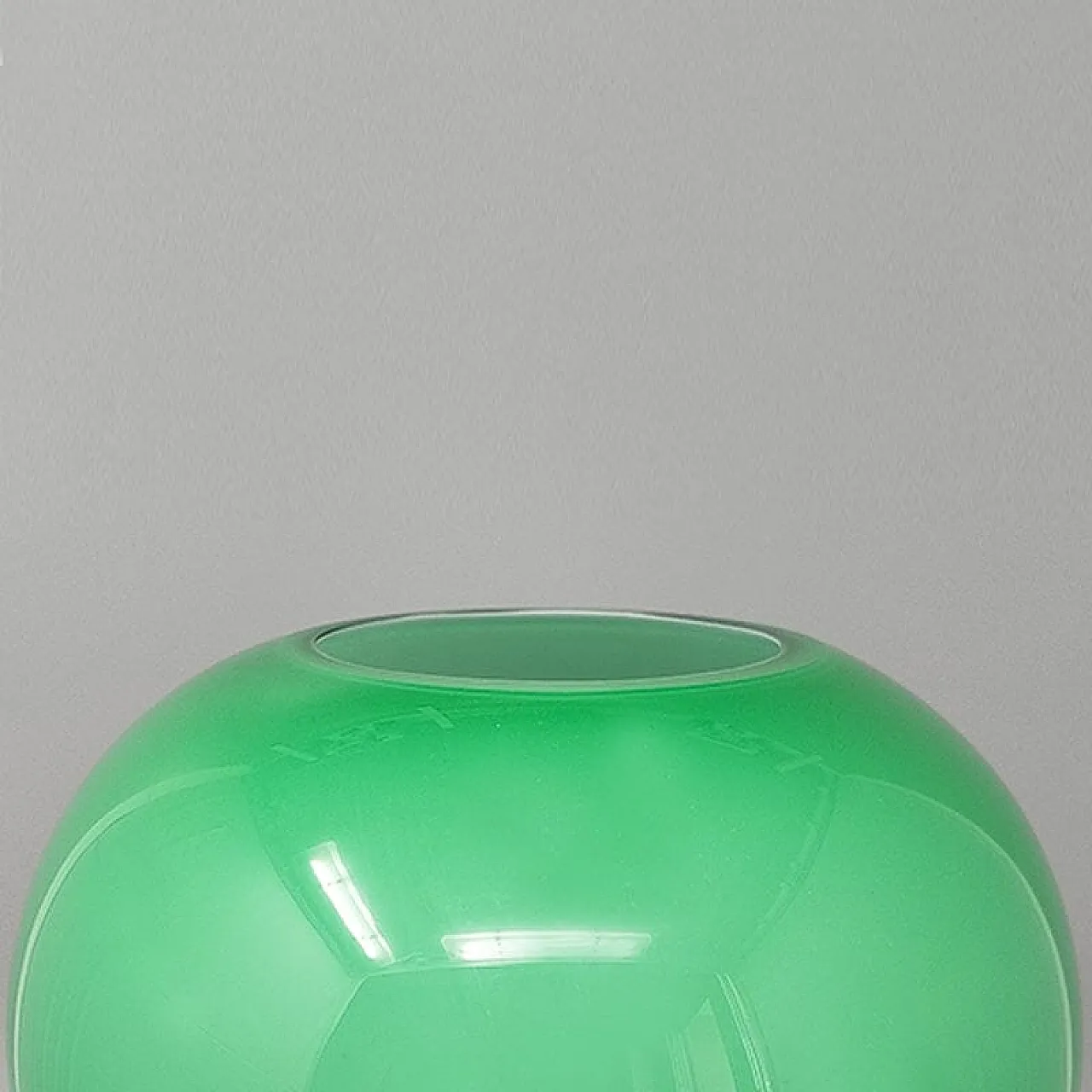 Green vase by Ind. Vetraria Valdarnese, 60s 6