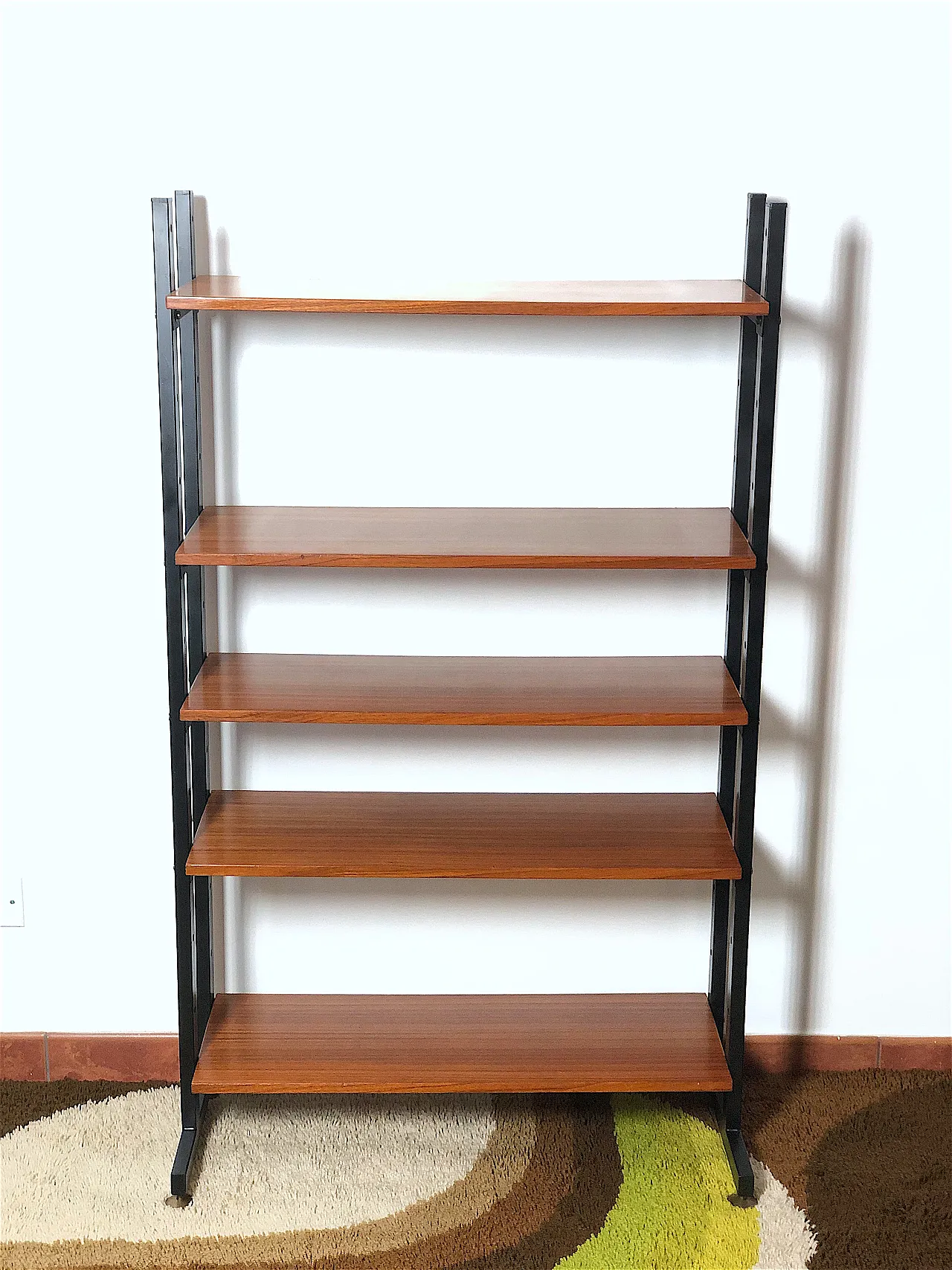 Cabinet bookcase with 5 shelves, 60s 2