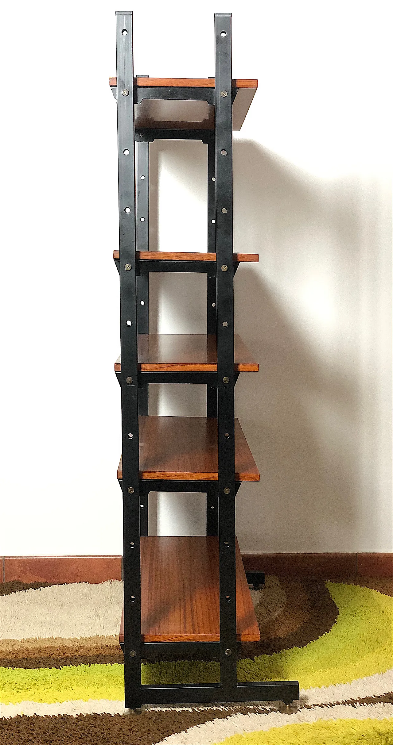 Cabinet bookcase with 5 shelves, 60s 5